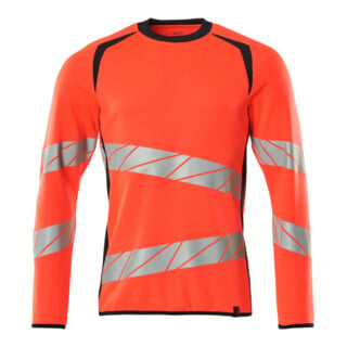 Mascot Sweatshirt ONE moderne Passform XL Hi-vis rot/schwarzblau