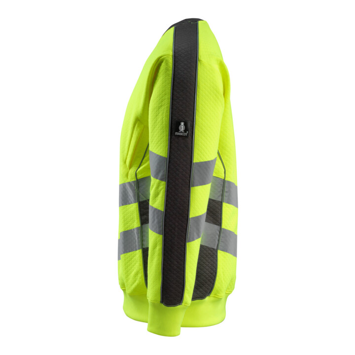 MASCOT Sweatshirt Wigton Größe L hi-vis gelb/schwarz