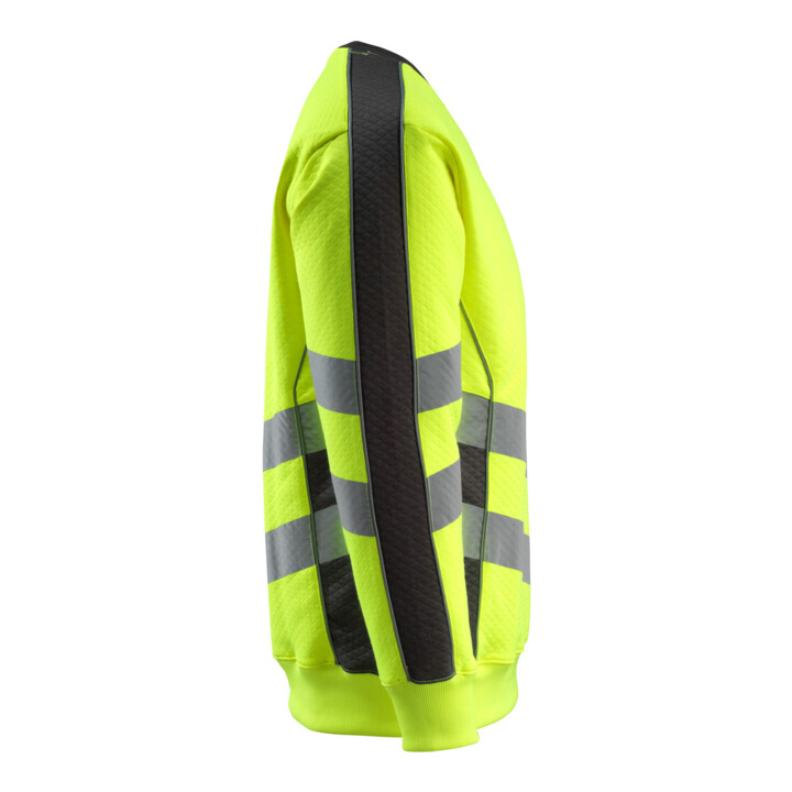 MASCOT Sweatshirt Wigton Größe L hi-vis gelb/schwarz