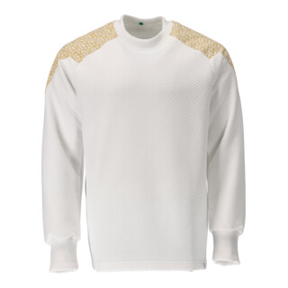 Mascot Sweatshirt XS weiss/currygelb