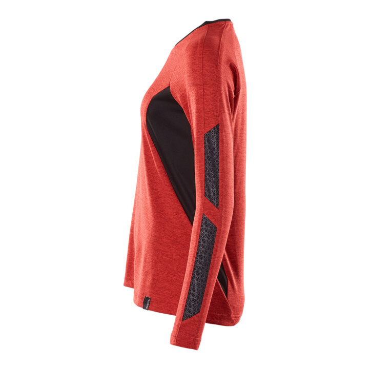 Mascot T-Shirt Damen Langarm COOLMAX® 3XL verkehrsrot/schwarz