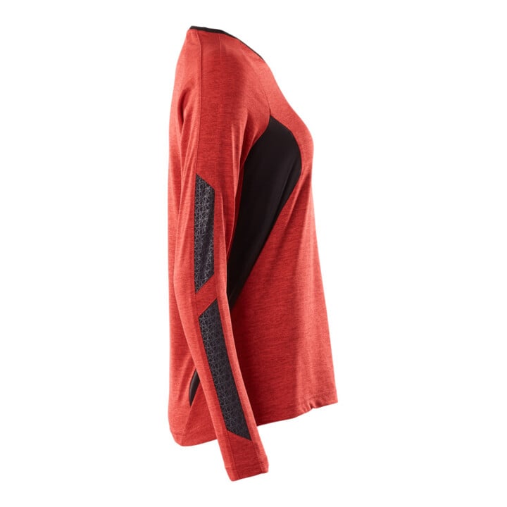 Mascot T-Shirt Damen Langarm COOLMAX® 3XL verkehrsrot/schwarz