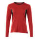 Mascot T-Shirt Damen Langarm COOLMAX® 4XL verkehrsrot schwarz