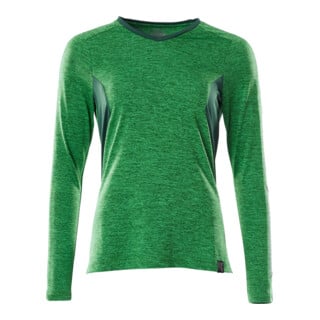 Mascot T-Shirt Damen Langarm COOLMAX® XL grasgrün/grün