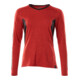 Mascot T-Shirt Damen Langarm COOLMAX® XL verkehrsrot/schwarz