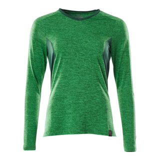 Mascot T-Shirt Damen Langarm COOLMAX® XS grasgrün/grün