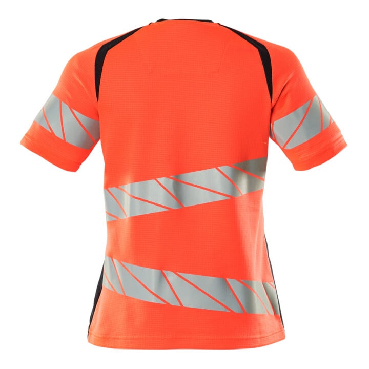 Mascot T-Shirt Damenpassform 3XL Hi-vis rot/schwarzblau