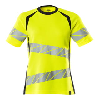 Mascot T-Shirt Damenpassform 4XL hi-vis gelb/schwarzblau