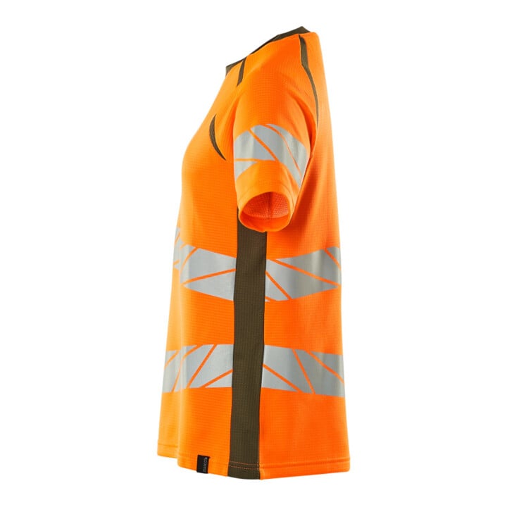 Mascot T-Shirt Damenpassform 5XL hi-vis orange/moosgrün