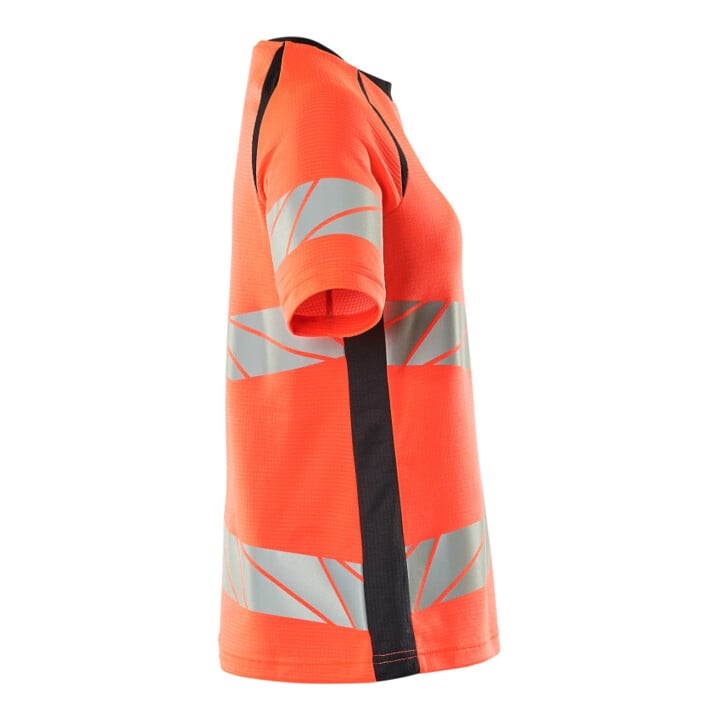 Mascot T-Shirt Damenpassform Größe 5XL Hi-vis rot/schwarzblau