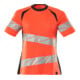 Mascot T-Shirt Damenpassform Größe M Hi-vis rot/schwarzblau