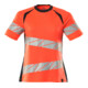 Mascot T-Shirt Damenpassform L Hi-vis rot/schwarzblau