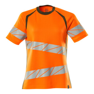 Mascot T-Shirt Damenpassform ONE L hi-vis orange/moosgrün