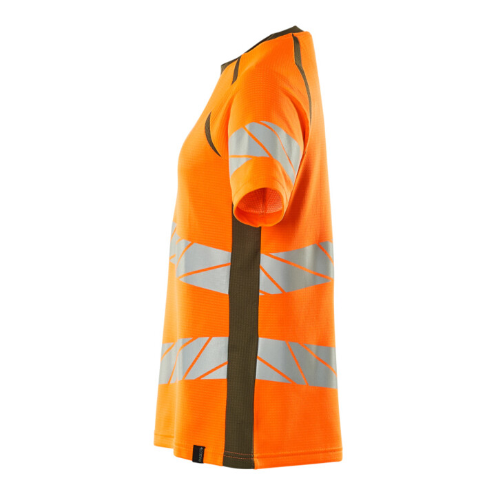 Mascot T-Shirt Damenpassform ONE L hi-vis orange/moosgrün