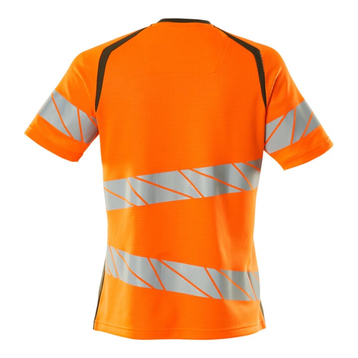 Mascot T-Shirt Damenpassform XL hi-vis orange/moosgrün