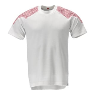 Mascot T-Shirt Kurzarm 2XL weiss/verkehrsrot