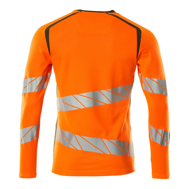 Mascot T-Shirt Langarm 2XL hi-vis orange moosgrün moderne Passform