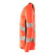 Mascot T-Shirt Langarm 2XL Hi-vis rot/schwarzblau moderne Passform