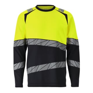 Mascot T-Shirt Langarm 2XL schwarzblau/hi-vis gelb moderne Passform