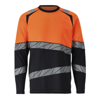 Mascot T-Shirt Langarm 4XL schwarzblau hi-vis orange moderne Passform