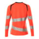 Mascot T-Shirt Langarm Damenpassform M Hi-vis rot/schwarzblau