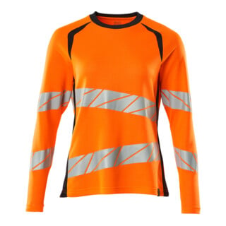 Mascot T-Shirt Langarm Damenpassform ONE hi-vis orange/schwarzblau Gr. S