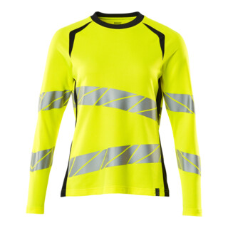 Mascot T-Shirt Langarm Damenpassform S hi-vis gelb/schwarzblau