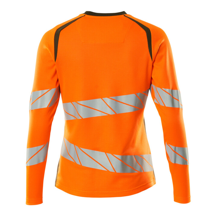 Mascot T-Shirt Langarm Damenpassform XS hi-vis orange/moosgrün