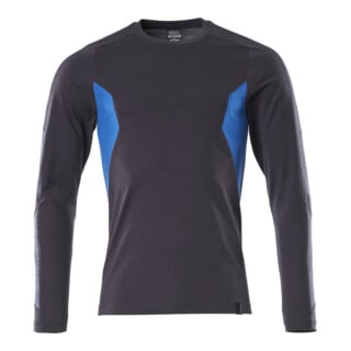 Mascot T-Shirt Langarm Modern Fit 2XL schwarzblau/azurblau