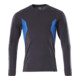 Mascot T-Shirt Langarm Modern Fit Größe M schwarzblau/azurblau