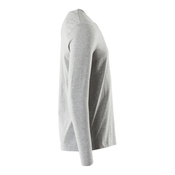 MASCOT T-Shirt Langarm Modern Fit ProWash® grau-meliert Größe M