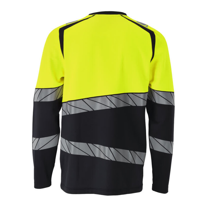 Mascot T-Shirt Langarm moderne Passform 3XL schwarzblau/hi-vis gelb