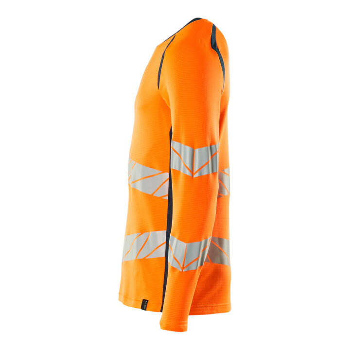 Mascot T-Shirt Langarm moderne Passform 4XL hi-vis orange/dunkelpetroleum