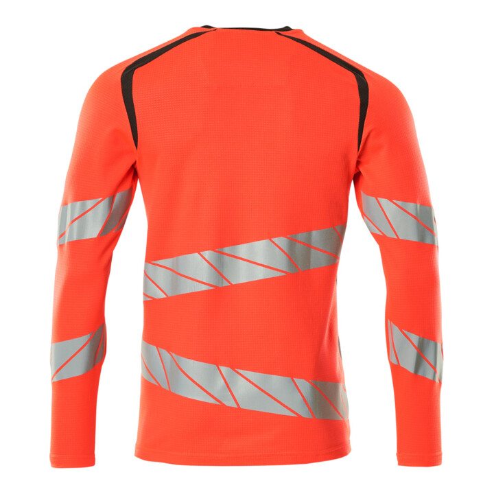 Mascot T-Shirt Langarm moderne Passform 5XL hi-vis rot/dunkelanthrazit
