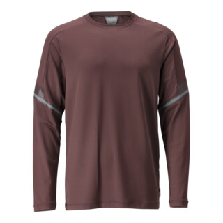 Mascot T-Shirt Langarm moderne Passform bordeaux Gr. XS