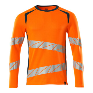 Mascot T-Shirt Langarm moderne Passform Größe S hi-vis orange/dunkelpetroleum
