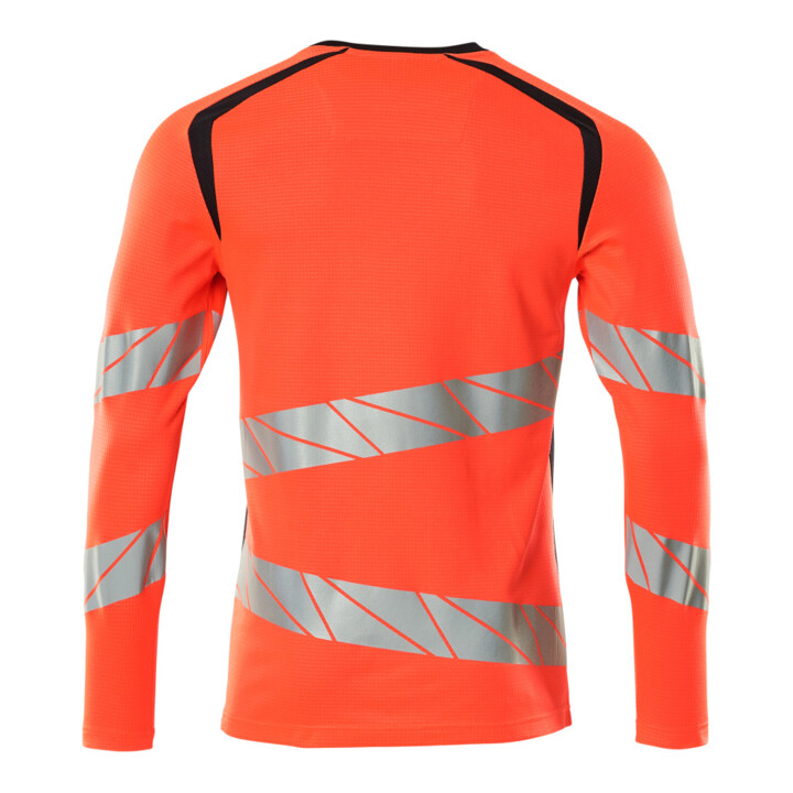 Mascot T-Shirt Langarm moderne Passform Größe S Hi-vis rot/schwarzblau