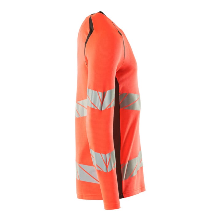 Mascot T-Shirt Langarm moderne Passform L hi-vis rot/dunkelanthrazit
