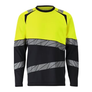 Mascot T-Shirt Langarm moderne Passform M schwarz/hi-vis gelb