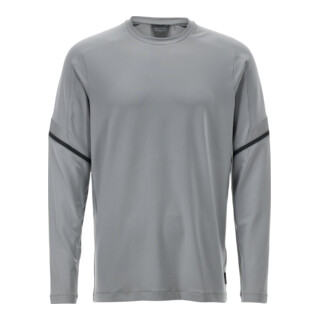 Mascot T-Shirt Langarm moderne Passform silbergrau Gr. XS