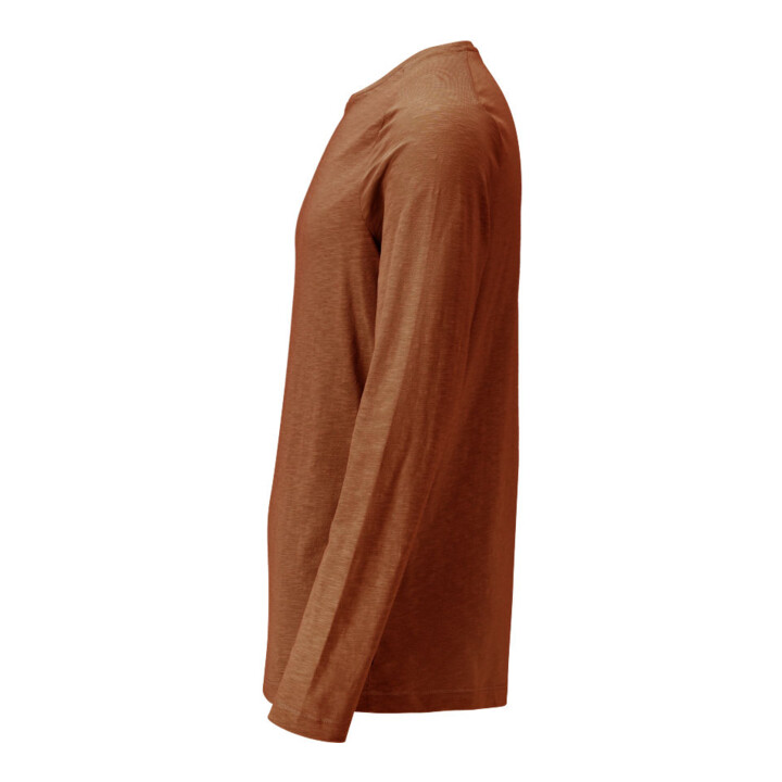 Mascot T-Shirt Langarm moderne Passform XS Nussbraun