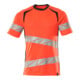 Mascot T-Shirt moderne Passform 4XL Hi-vis rot/schwarzblau