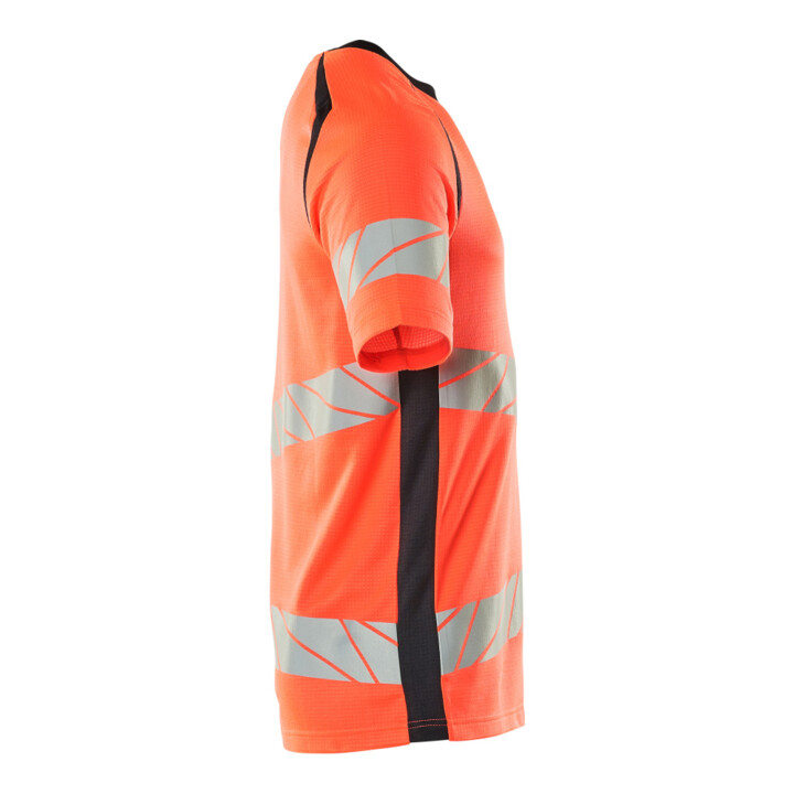 Mascot T-Shirt moderne Passform 4XL Hi-vis rot/schwarzblau