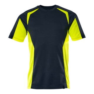 Mascot T-Shirt moderne Passform XS schwarzblau/hi-vis gelb