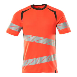 Mascot T-Shirt ONE moderne Passform Gr. L hi-vis rot/dunkelanthrazit