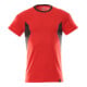 Mascot T-Shirt ONE moderne Passform Größe S verkehrsrot schwarz