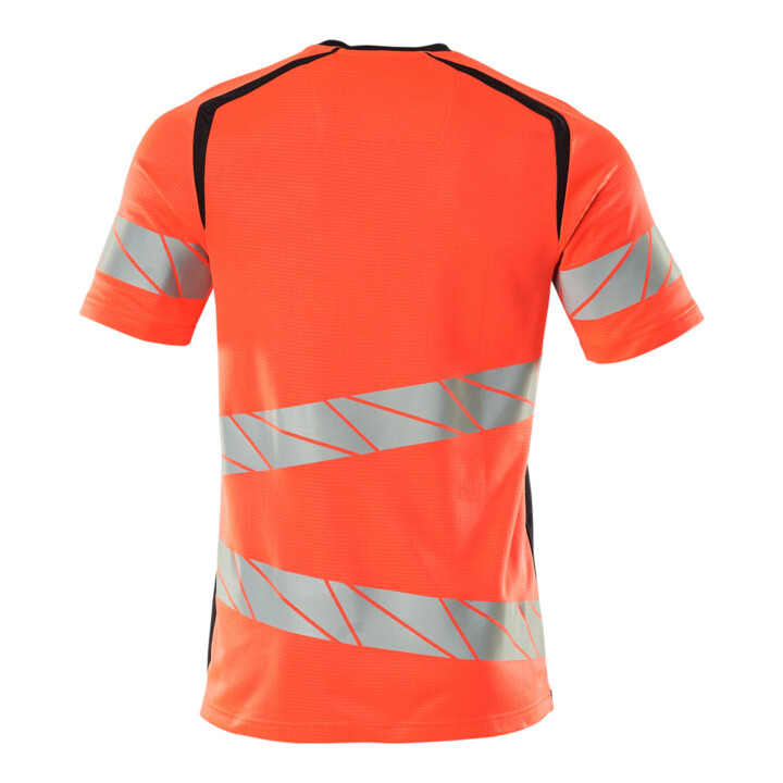 Mascot T-Shirt ONE moderne Passform L Hi-vis rot/schwarzblau