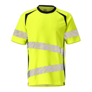 Mascot T-Shirt ONE moderne Passform XL hi-vis gelb/schwarzblau