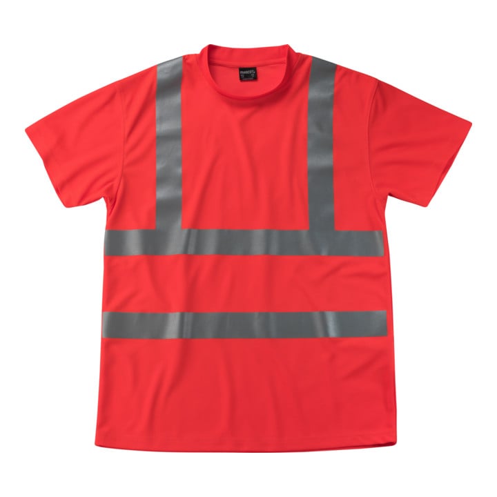 Mascot T-Shirt Townsville hi-vis rot Größe L