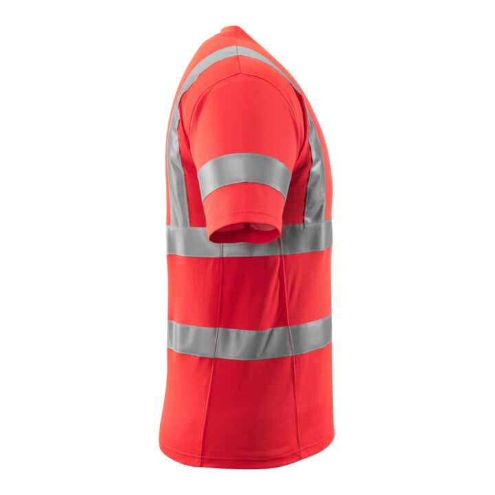 Mascot T-Shirt V-Ausschnitt 2XL hi-vis rot